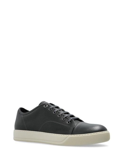 Lanvin Black Dbb1 Lace-Up Sneakers for men