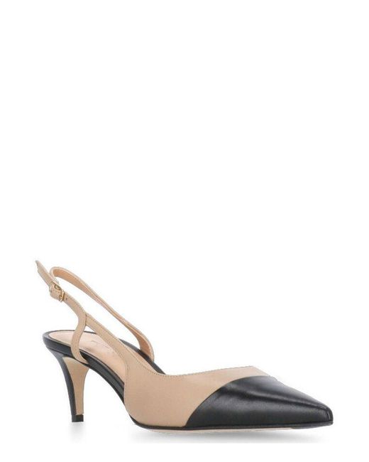 The Seller Multicolor Two-Toned Slingback Pumps
