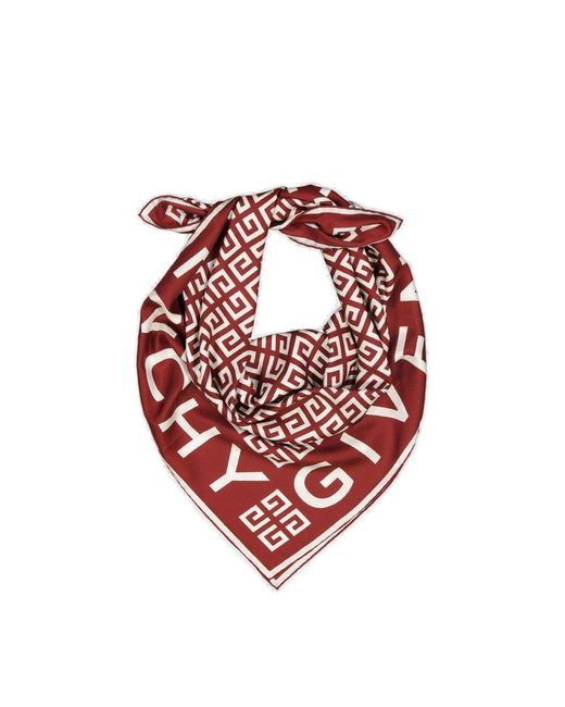 Givenchy Red Carre 4 G En Soie