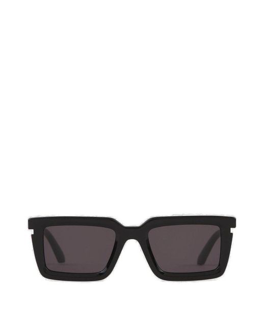 Off-White c/o Virgil Abloh Black Off- Squared Tucson Sunglasses for men