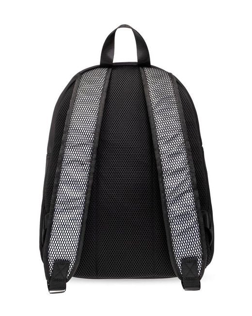 Versace Black Branded Backpack for men