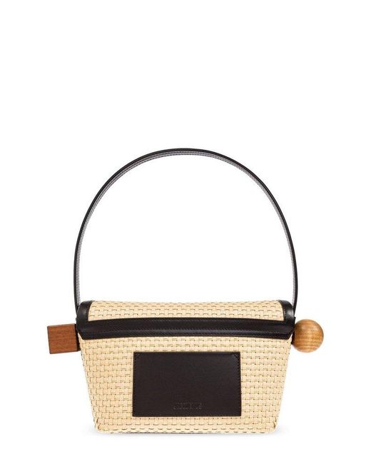 Jacquemus Metallic Shoulder Bag Le Rond Carre