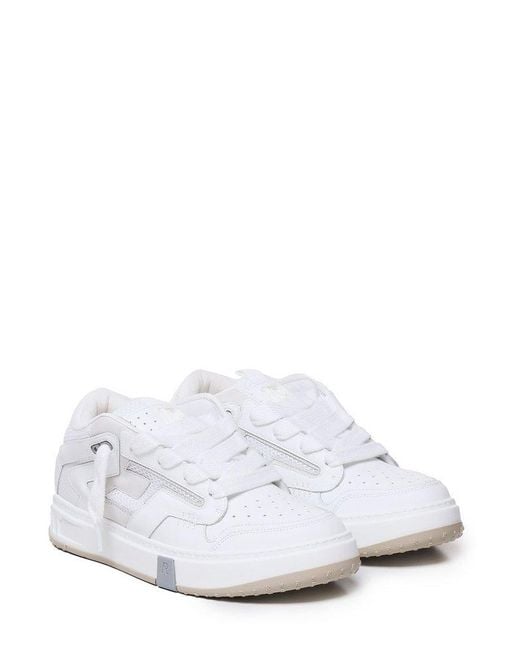 Represent White Reptor 2 Lace-Up Sneakers for men