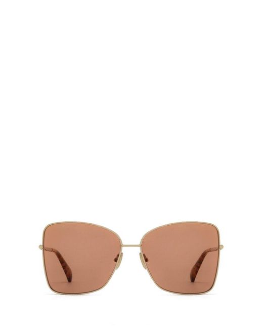 Max Mara Pink Butterfly Frame Sunglasses
