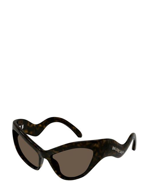 Balenciaga Black Cat-eye Frame Sunglasses