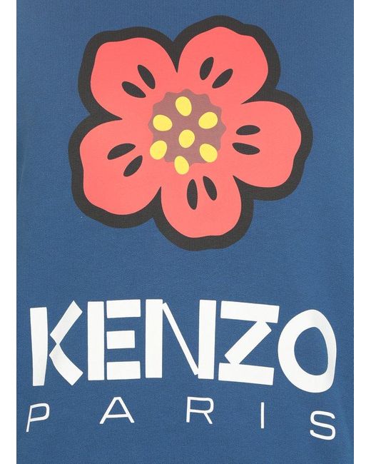 KENZO Blue Boke Flower Sweatshirt