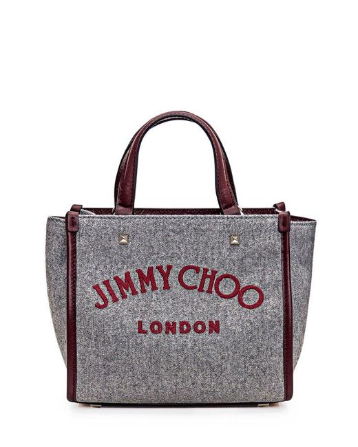 Jimmy Choo Gray Tote Bag S