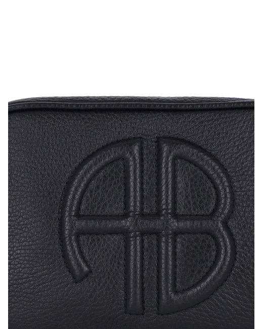 Anine Bing Black Lili Zipped Camera Bag
