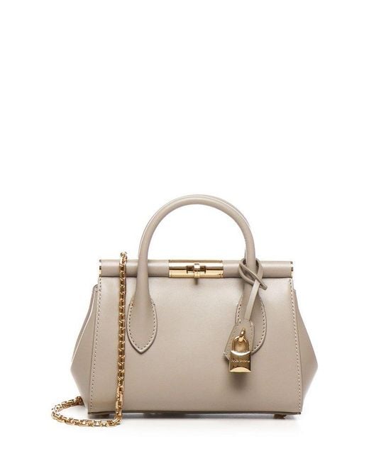 Dolce & Gabbana Natural Marlene Handbag