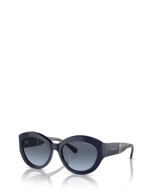 Michael Kors Blue Round Frame Sunglasses