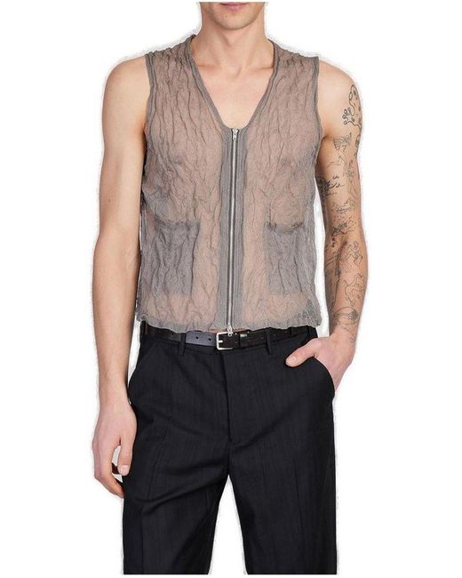 Our Legacy Blue Crush Sheer Vest for men