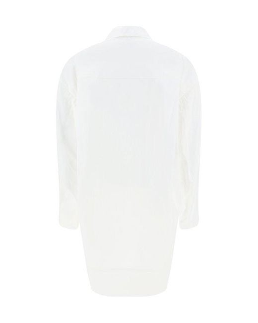 Khaite White Shirt Dress