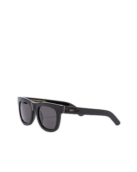 Retrosuperfuture Gray Ciccio Square Frame Sunglasses for men