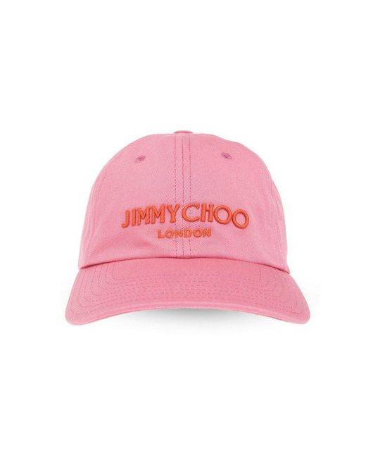 Jimmy Choo Pink Cap With A Visor