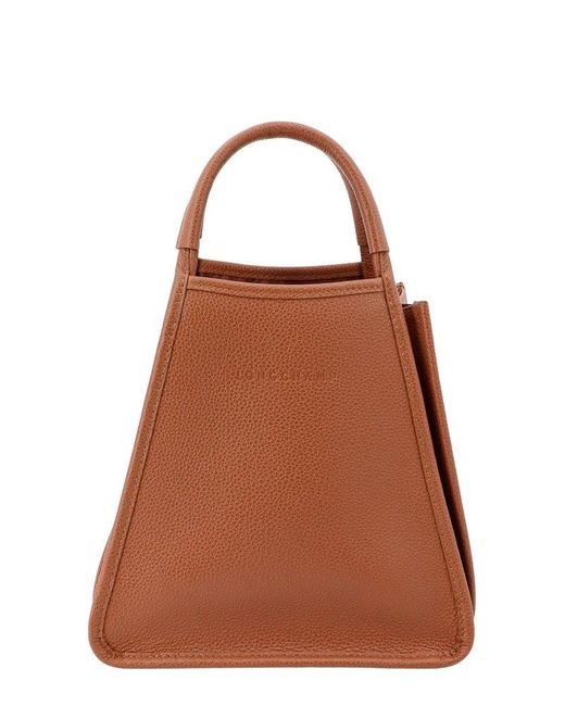 Longchamp Brown Le Foulonné Handbag