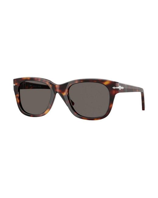 Persol Brown Square Frame Sunglasses