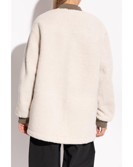 Yves Salomon Brown Convertible Jacket