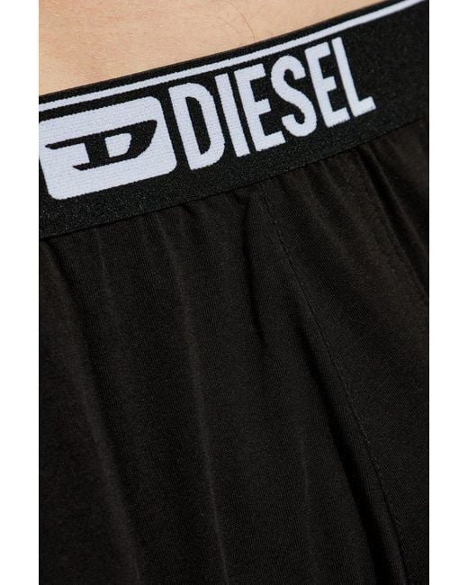 DIESEL Black Julio-D-Box Trousers for men