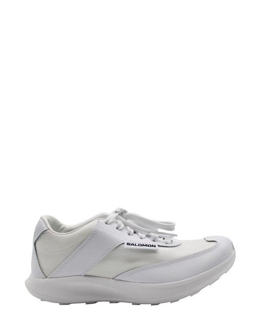 Comme des Garçons White X Salomon Sr90 Lace-Up Sneakers