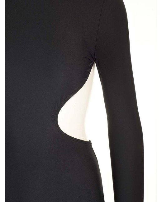 Balenciaga Black Cut-out Maxi Dress