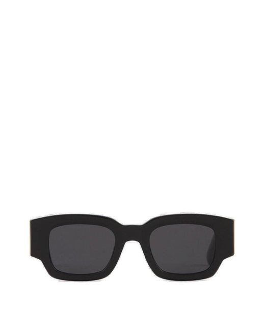 AMI Black Paris Square Frame Sunglasses for men