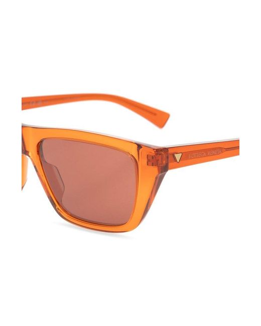 Bottega Veneta Orange Sunglasses,