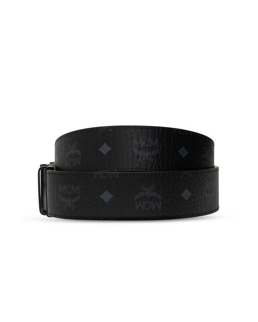 MCM Belt With Logo in Black for Men Lyst UK