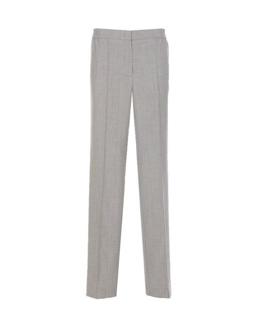 Twin Set Gray Mini Oval-T Plaque Trousers