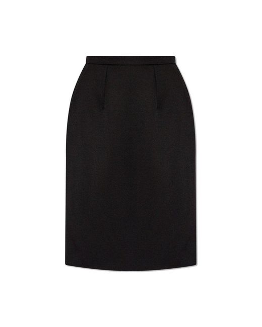 Dolce & Gabbana Black Pencil Skirt,