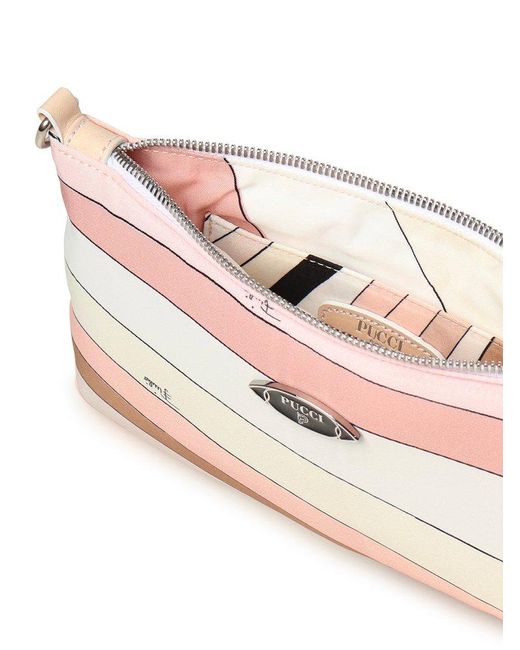Emilio Pucci Pink Yummy Zipped Clutch Bag