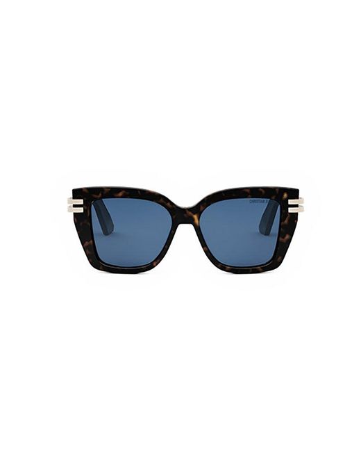 Dior Blue Cdior S1i Square Frame Sunglasses