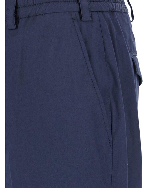 PT Torino Blue Rebel Pants With Elastic Waist for men