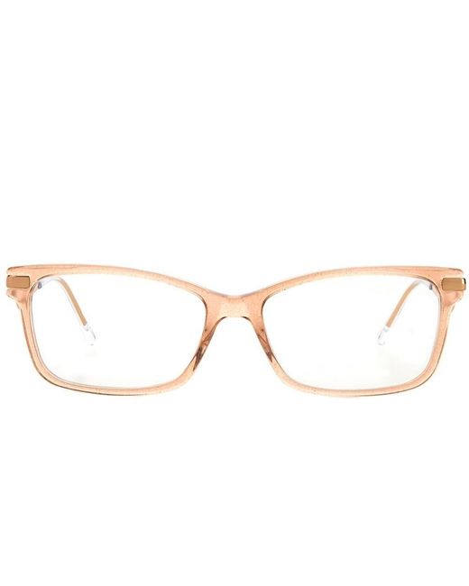Jimmy Choo Black Rectangular Frame Glasses