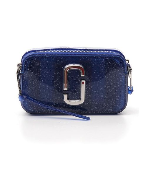 Marc Jacobs Blue Glitter Jelly Snapshot Bag