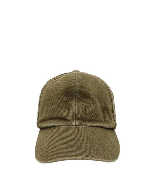 Saint Laurent Green Hat