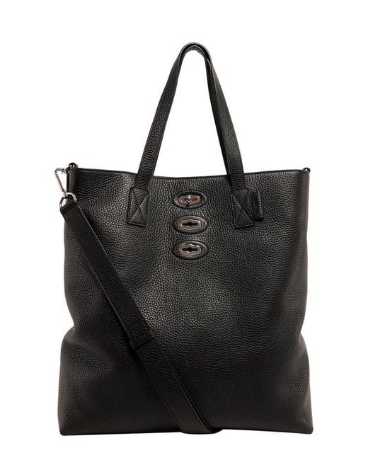 Mulberry tote bag black deals