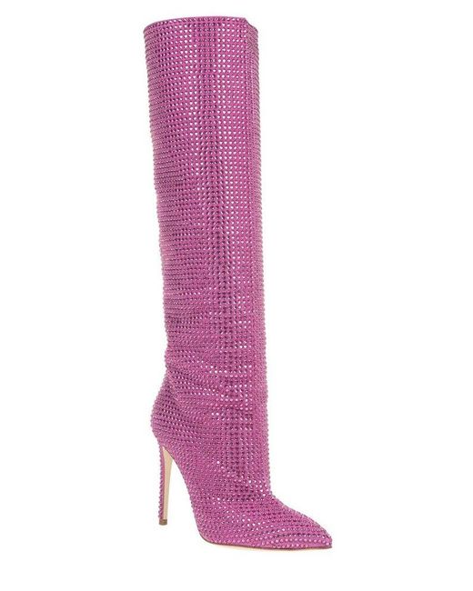 Pink hotsell tall boots