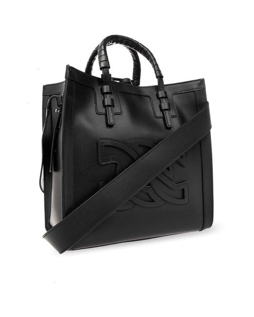 Casadei Black Beauriva Shopper Bag