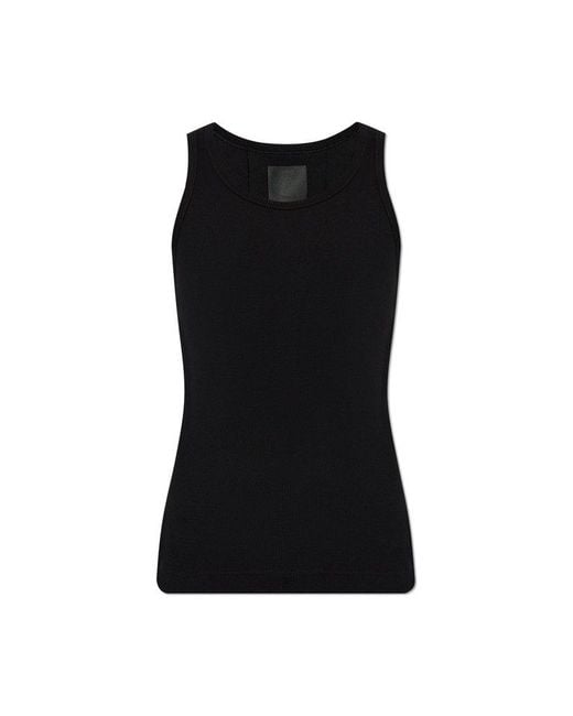 Givenchy Black Striped Top With Logo, for men