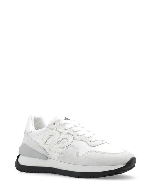 DSquared² White ‘Running’ Sneakers