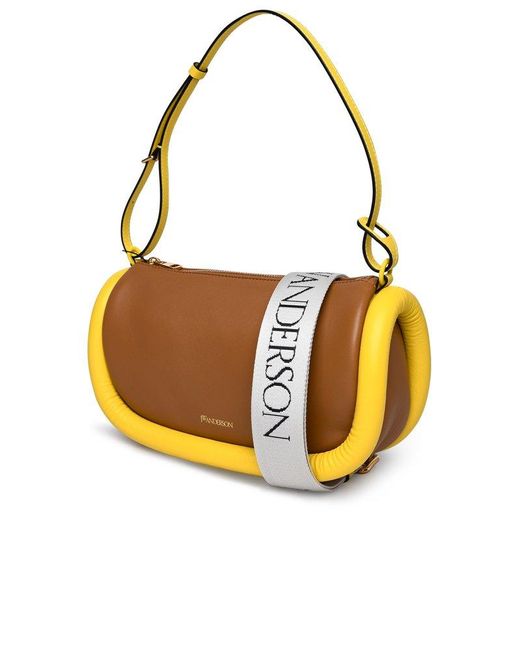 J.W. Anderson Yellow Two-Tone Leather Bag