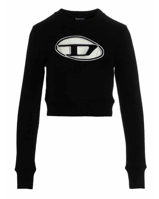 DIESEL Black Slimmy Sweatshirt