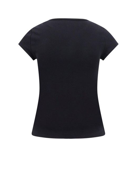 DIESEL Blue Black T-angie Oval D T-shirt