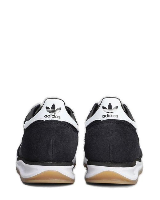Adidas Originals Black Sl 72 Rs Lace-Up Sneakers for men