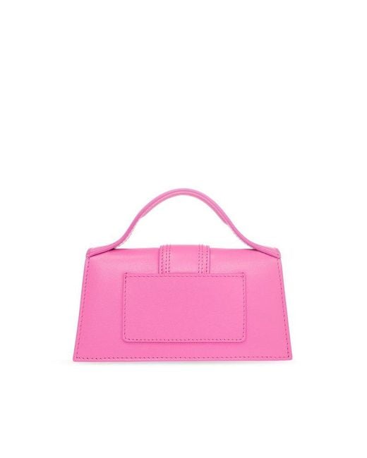 Jacquemus Pink Le Grande Bambino Leather Top Handle Bag