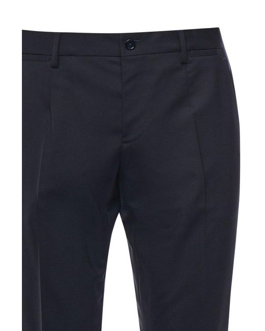Dolce & Gabbana Blue Single-Breasted Tailored Suit for men