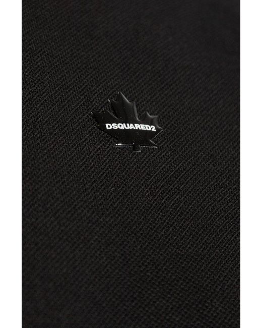 DSquared² Black T-shirt With Logo, for men