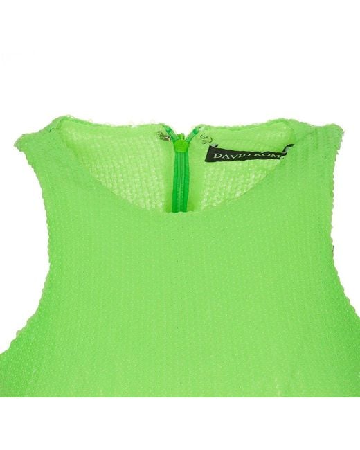 David Koma Green Dresses