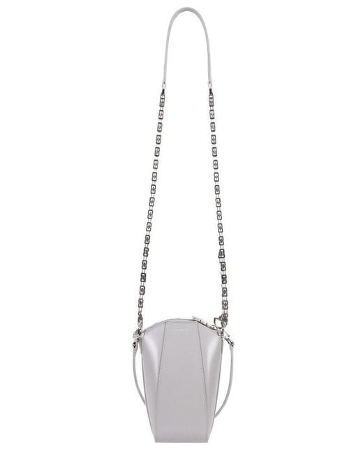 Givenchy White Mini Antigona Vertical Bag