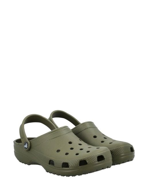 CROCSTM Green Cayman Classic Slingback Clogs